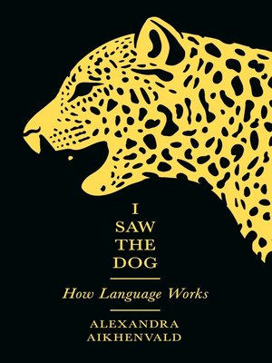 cover image of I Saw the Dog